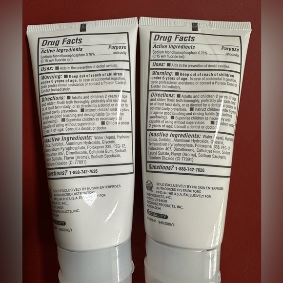 Bundle of 2- AP Whitening Toothpaste with Fluoride - Picture 2 of 2